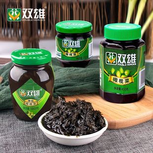 双雄橄榄菜450g正宗潮汕特产杂咸早餐拌饭下饭菜开胃咸菜佐粥小菜