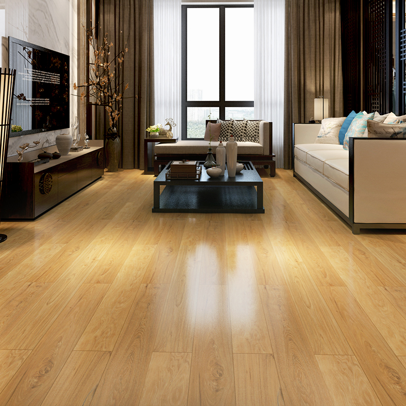 高光亮面耐磨家用强化复合木地板