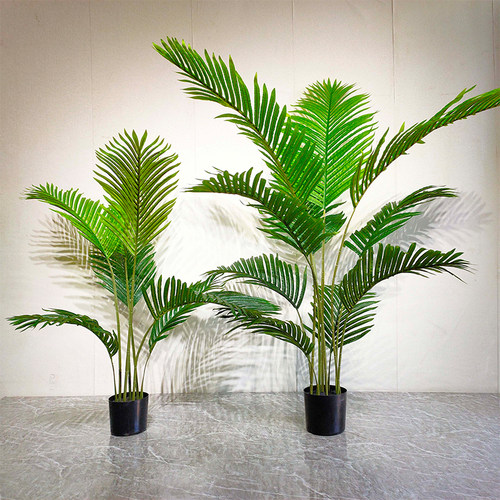 仿真凤尾葵散尾葵绿植室内客厅大型落地仿生植物假树盆栽盆景花艺