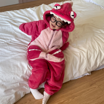 毛毛睡衣宝宝连体衣儿童表演服