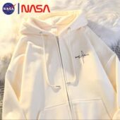 上衣潮牌 男宽松百搭开衫 wassup慵懒风2025新款 连帽卫衣外套春季