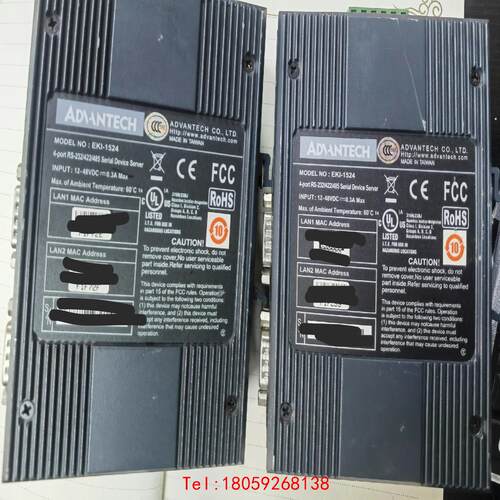 【非标价】研华EKI-1524工业串口服务器rs-232/422/48