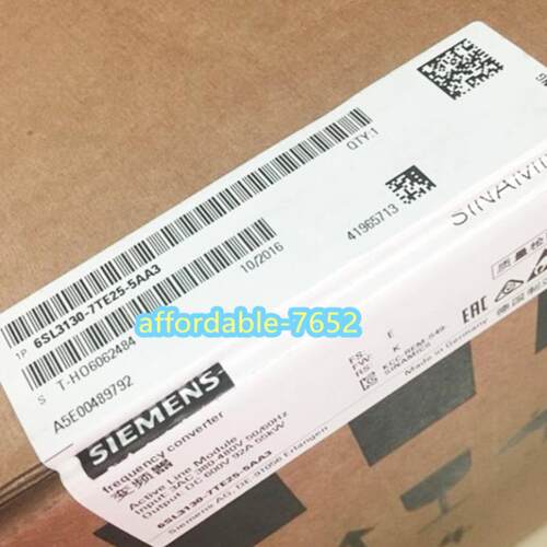 原装供应6SL3130-7TE25-5AA3 S120 模块输入:3AC 380-480V,50/60H