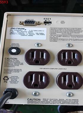 原装戴德隆DAITRON电源PRB600j，具体参数见图，成
