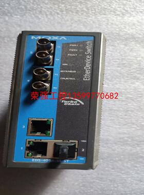 【荣强工控】MOXA摩莎交换机，EDS-405A-SS-ST，拆机包好，