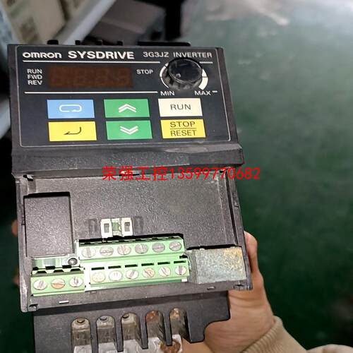 【荣强工控】0.75KW 欧姆龙 3G3JZ-A4007 变频器，拆机件
