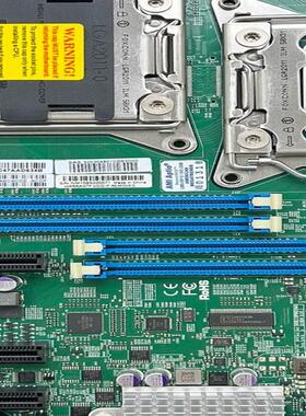 超微X9DRL-7F,双路x79服务器主板，能各接口正常，成