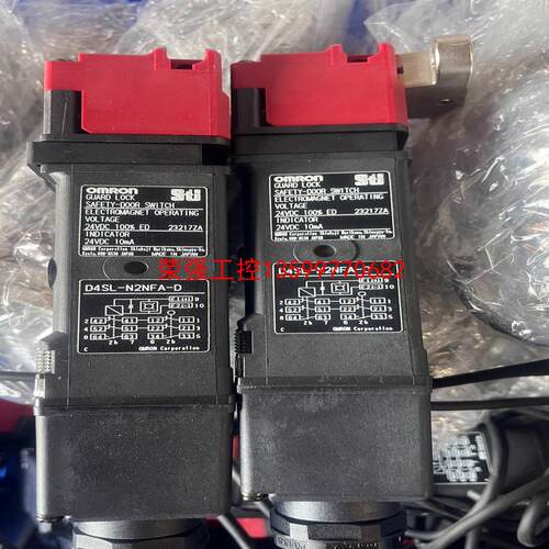 【荣强工控】欧姆龙电磁锁安全门开关D4SL-N2AFA-D拆机包好成色好