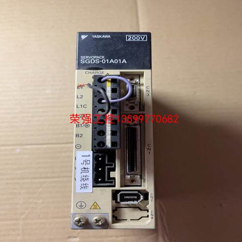 【荣强工控】安川100W驱动器 SGDS-01A01A 实图拍摄 包好