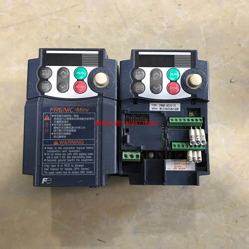【荣强工控】拆机富士变频器FRN0.4C1S-7C，220V，0.4KW