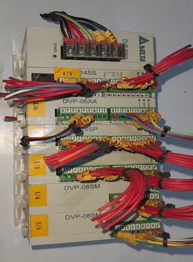 拆机件台达编程DVP-PS01一个DVP-14SS一个 DV