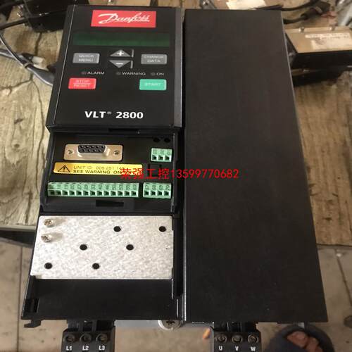 【荣强工控】VLT2875PT4丹佛斯变频器，设备拆机，功