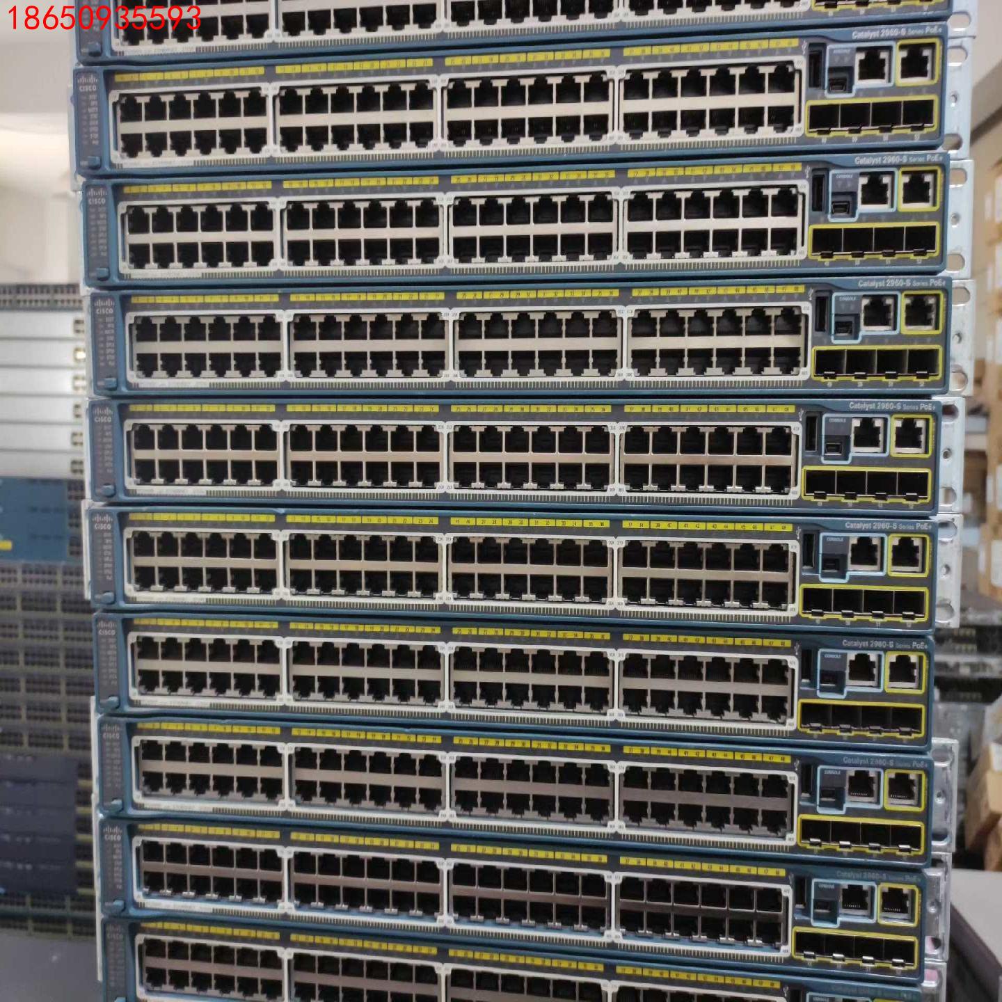 思科 WS-C2960S-48LPS-L 成色如图实拍 大量