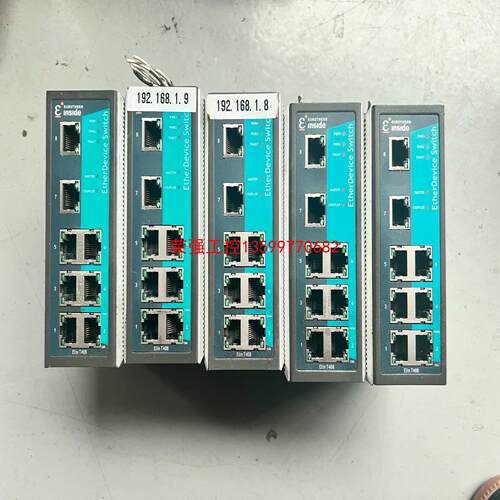 【荣强工控】拆机欧陆工业交换机 Elin T408 实物拍摄 功能包好