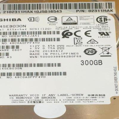 华为300G  SAS 2.5硬盘 02311HAK