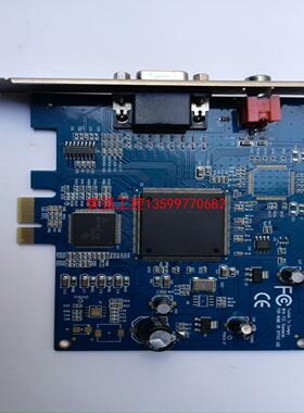 【荣强工控】ST-6404E视频釆集卡，拆机件 包功能 外观如图