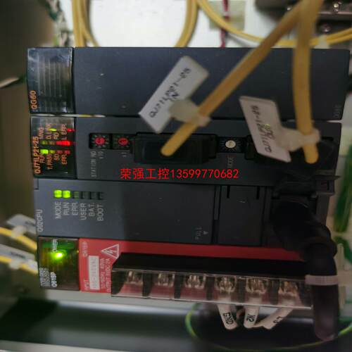 【荣强工控】三菱PLC模组，Q61SP一个，Q02CPU一个，QJ71L