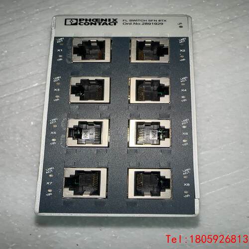【非标价】菲尼克斯交换机FL SWITCH SFN 8TX装柜未使用拆