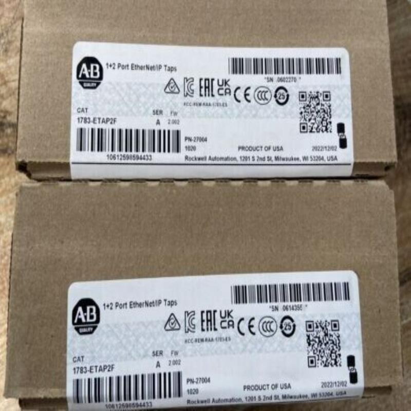 供应原装AB 1783-ETAP2F Ser A Stratix 5950 EtherNet/IP Tap 17