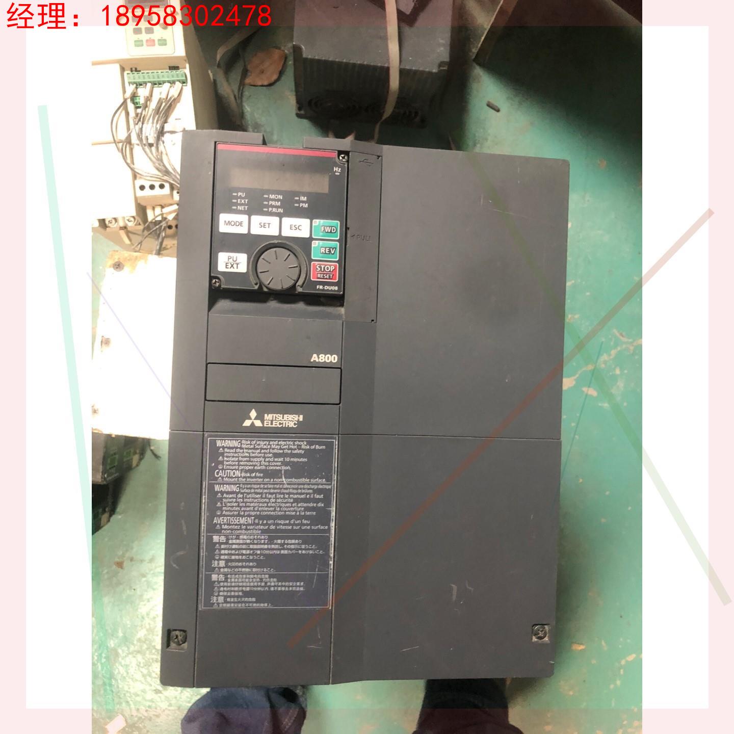 三菱F840变频器拆机功能正常，18.5kw