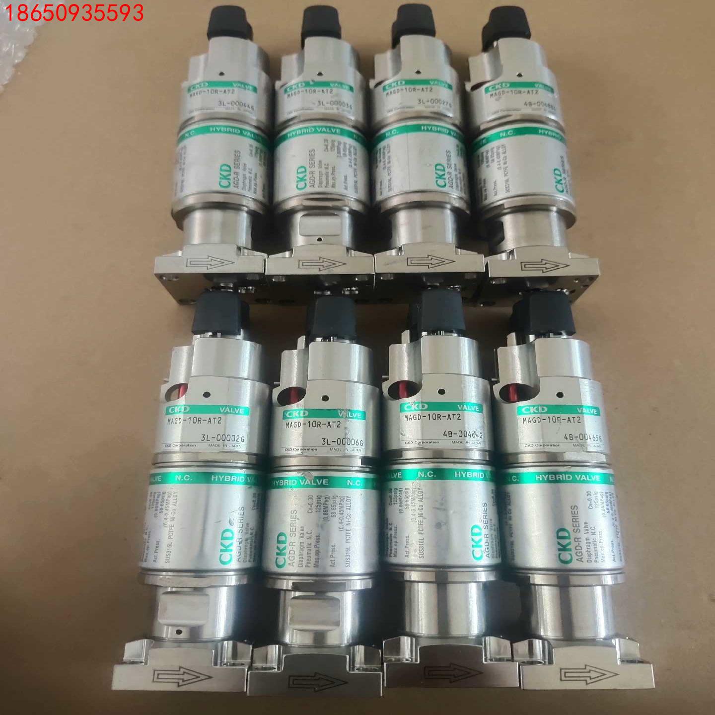 正品CKD气动隔膜阀MAGD－10R－AT2隔膜阀，316L