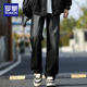 高街牛仔裤 美式 男士 时尚 罗蒙长裤 百搭直筒宽松阔腿休闲裤 2026春季