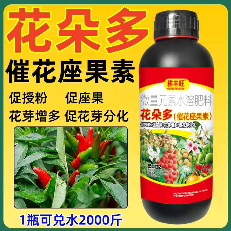 授粉座果素催花坐果精蔬菜果园叶面肥授粉通用果树授粉坐果专用药