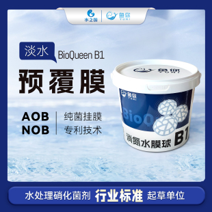 硝化系統細菌快速起效降亞鹽 水之國消氮水膜球預覆膜濾材培養好