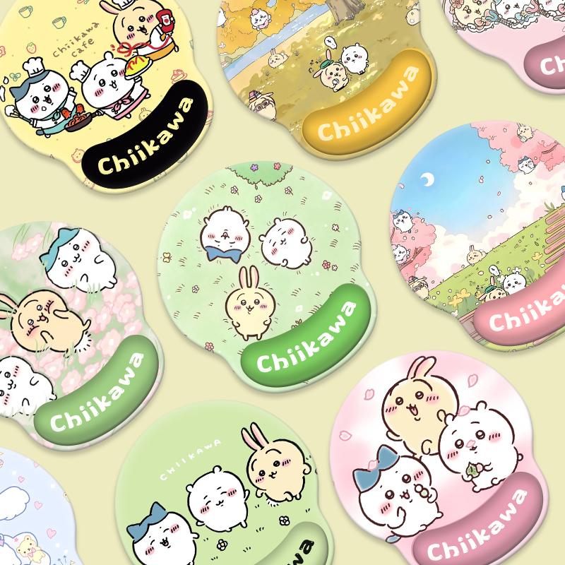 chiikawa乌萨奇硅胶护腕垫鼠标垫