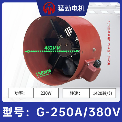 新款G型变频电机散热风机