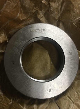 新款哈尔滨螺纹规6G6H环规螺纹通止规测内螺纹塞环规M95x1x1.5x2x