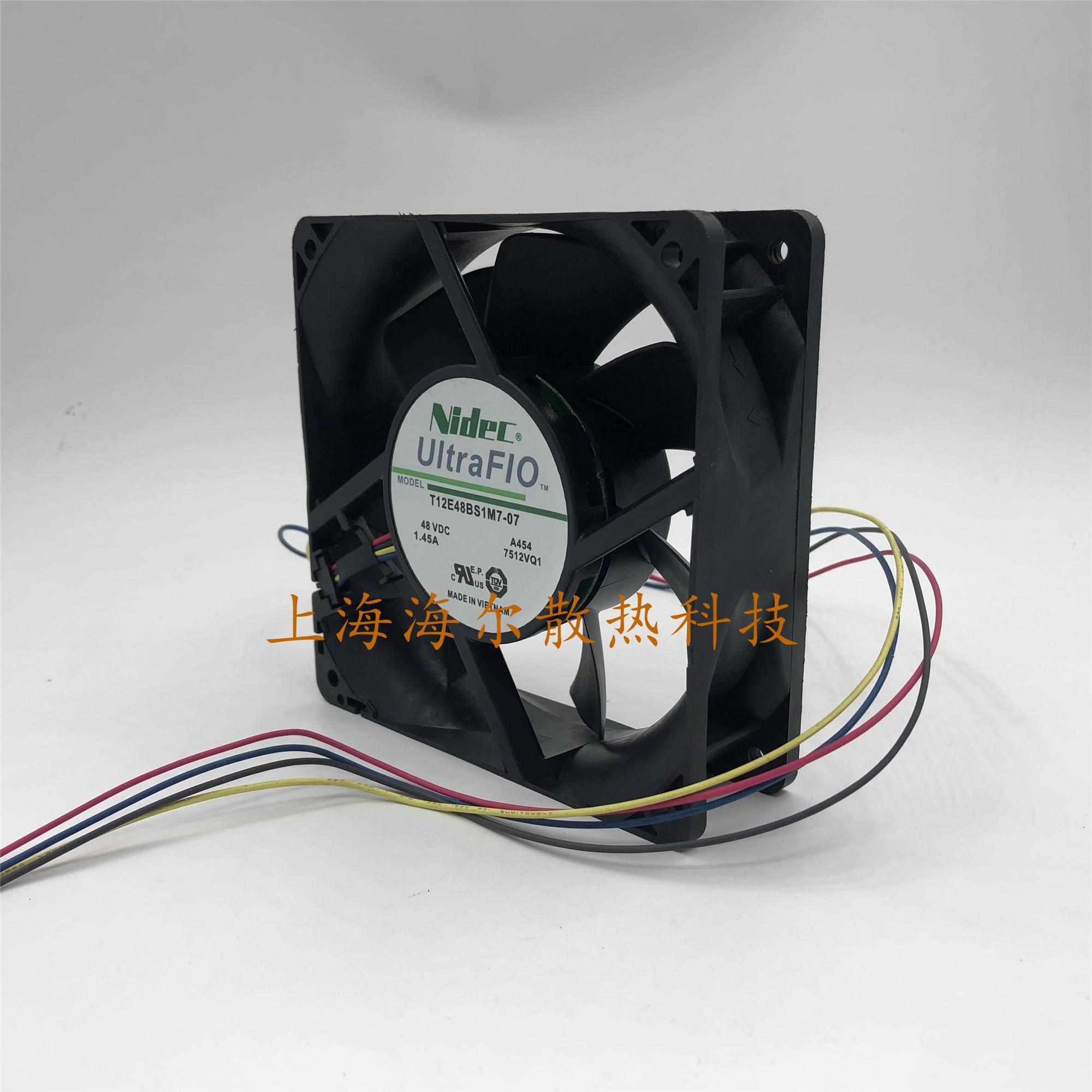 新款T12E48BS1M7-07 A464 48VDC 1.45A 4线进口风扇包邮