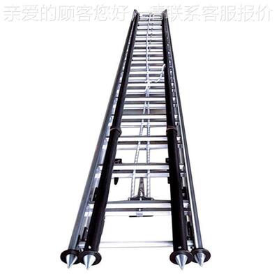 攀消防救援9米拉 抢险灾登高梯 轻型拉梯梯伸缩式救救消防9米生梯