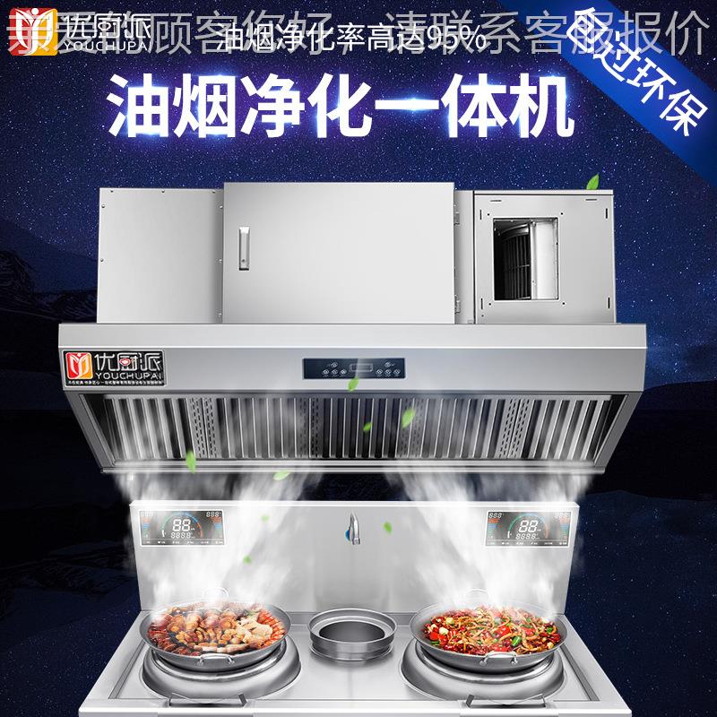 油烟净化器一放体机饭店厨YCP-JD16房吸餐力低空排净化饮抽油大烟