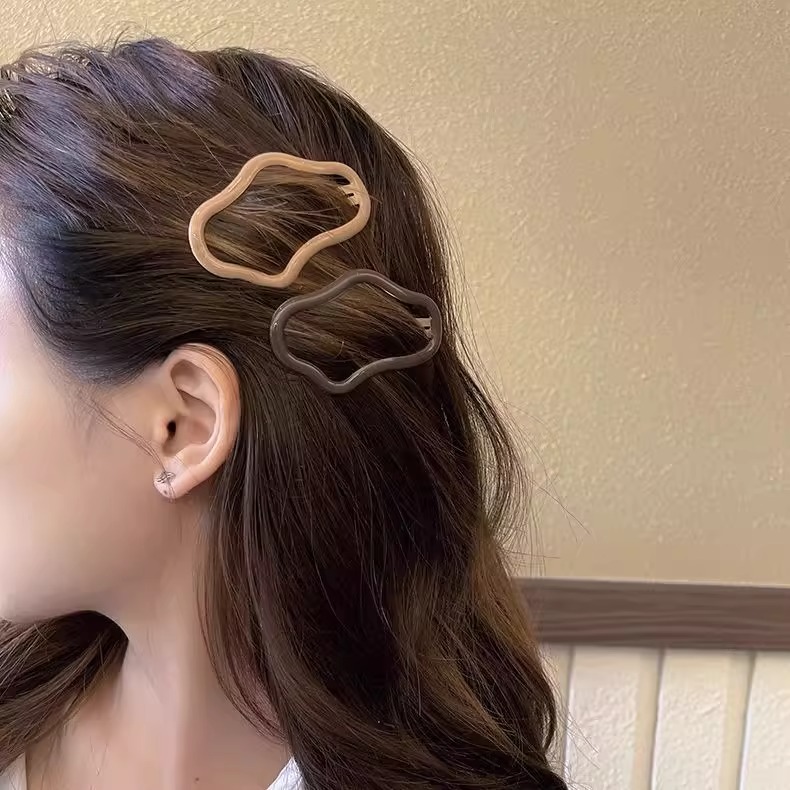 云朵发夹新款女后脑勺刘海前额