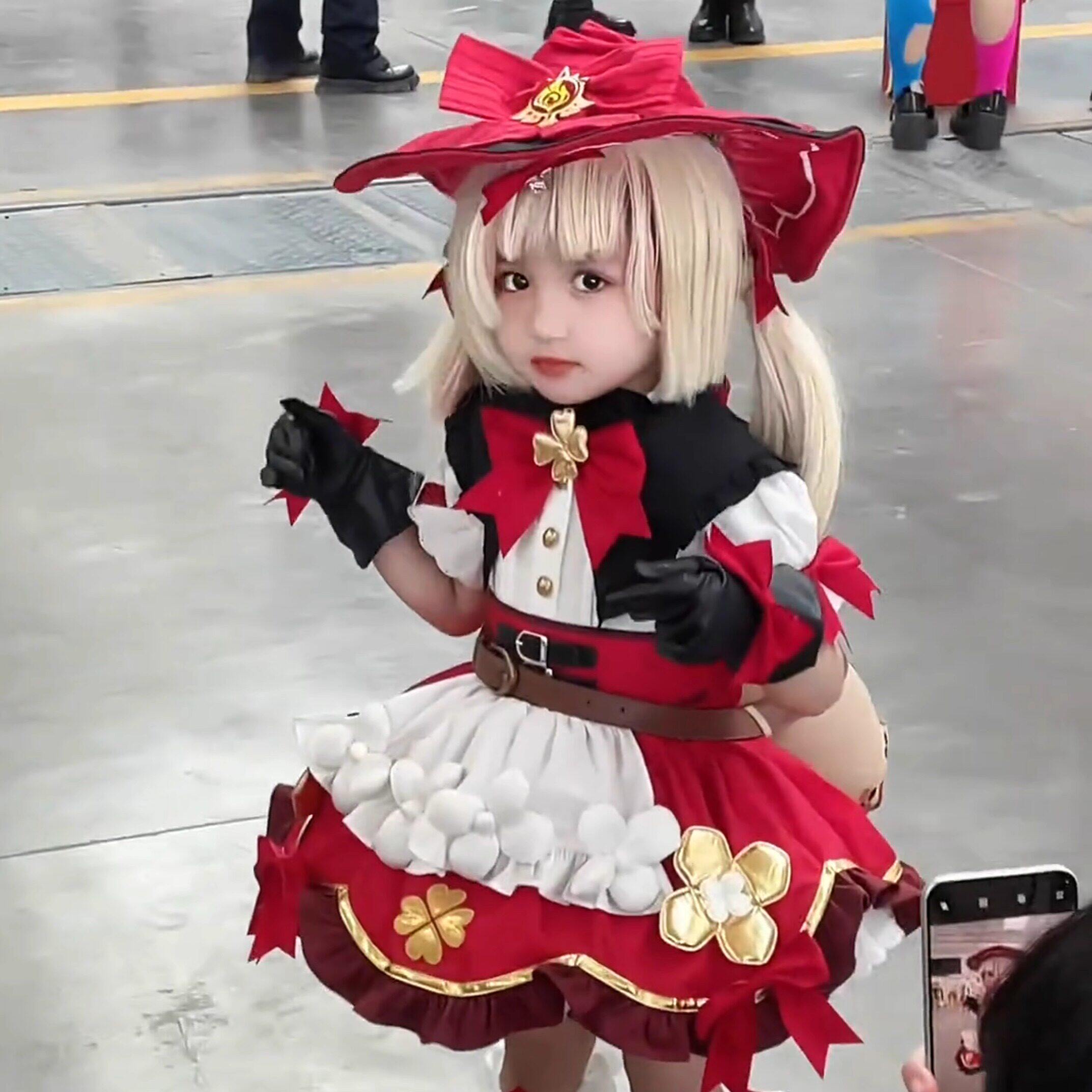 原神cos服可莉动漫游戏pl