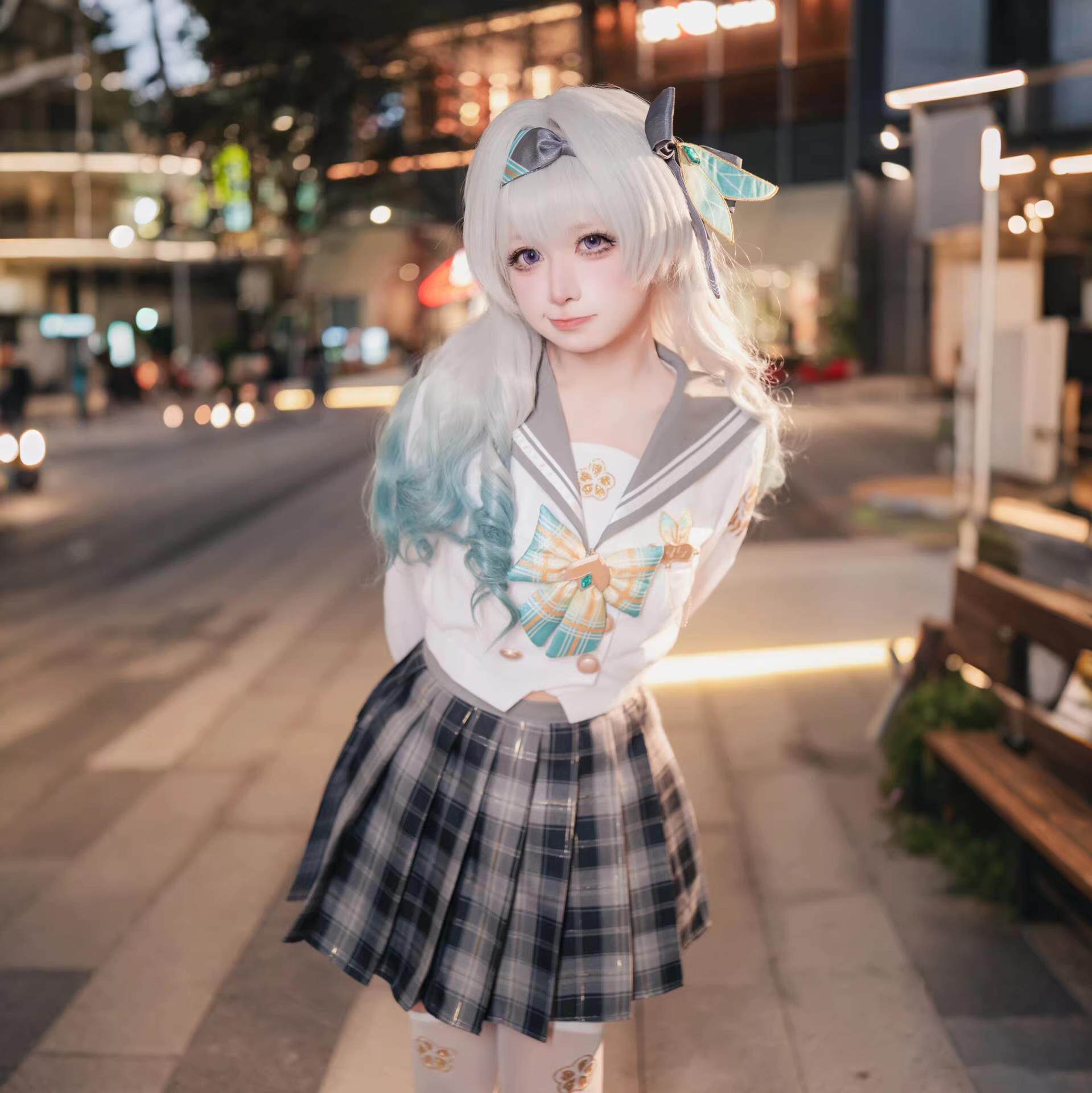 流萤cos春日手信cos服崩坏星穹铁道流萤cosplay三分二次元妄想jk