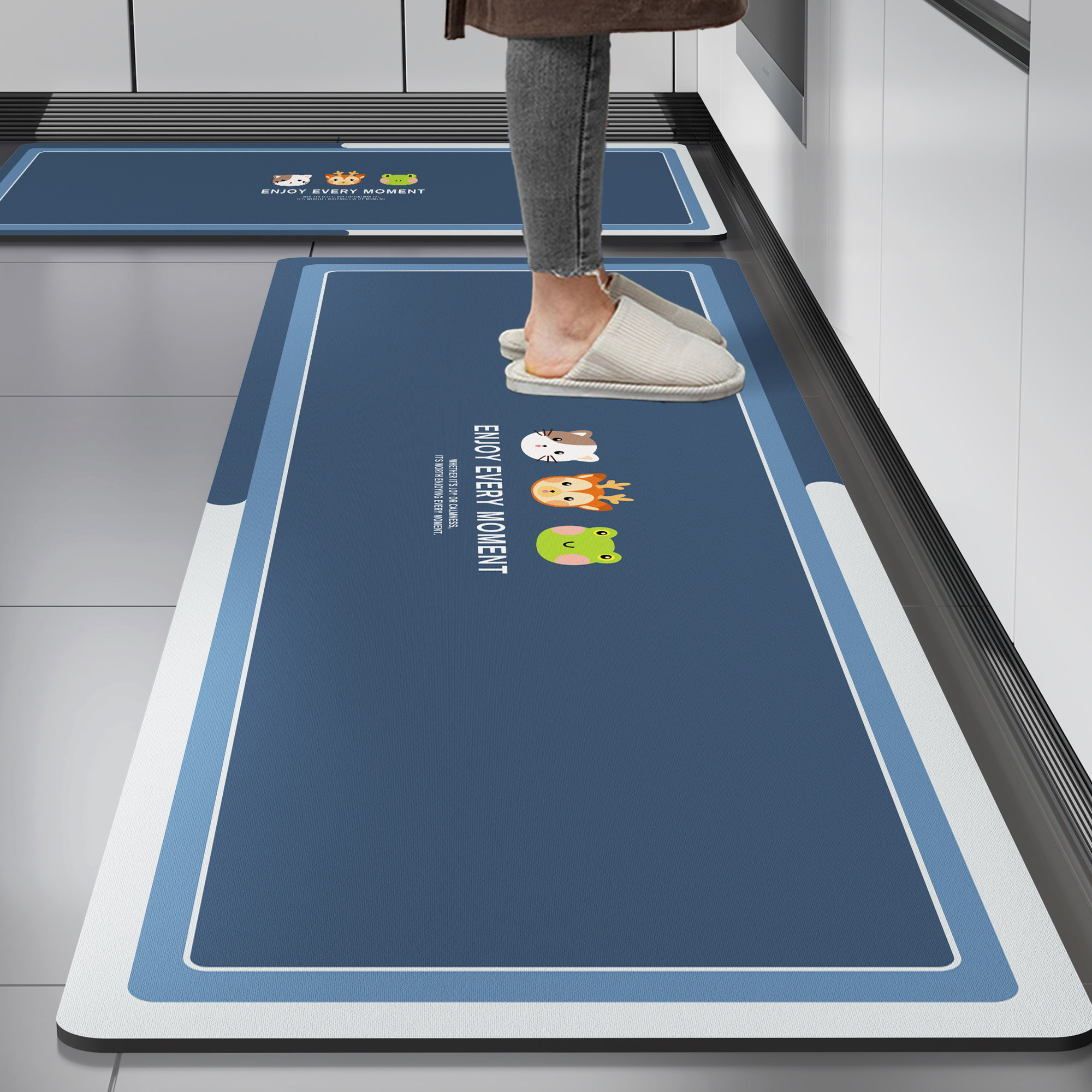 硅藻泥厨房地垫防滑防油吸水垫可擦免洗地毯门口耐脏脚垫专用加厚,居家布艺,厨房地垫,淘宝优惠券,粉丝福利购,淘宝优惠卷