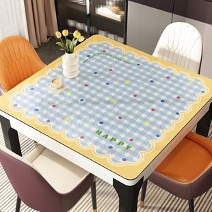 正方形桌布防水防油免洗防烫pvc小清新餐桌垫台布八仙桌茶几桌垫