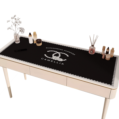 梳妆台桌垫轻奢高级感桌面保护垫化妆美甲防滑防水免洗桌布ins风