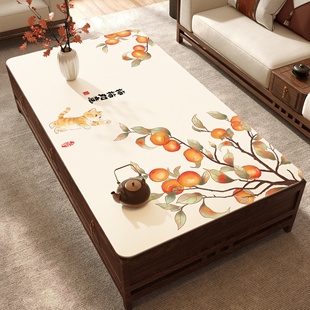 新中式茶几桌垫客厅桌布2026新款轻奢防水防油免洗隔热桌面保护垫