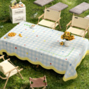 户外露营桌布2025新款 防水免洗防晒折叠蛋卷桌野营摆摊露营野餐布