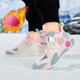 剑桥女童二棉运动鞋2025冬季新款潮流轻便棉鞋男童加绒保暖波鞋