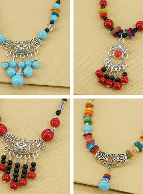 额链眉心坠女异域风情复古项链