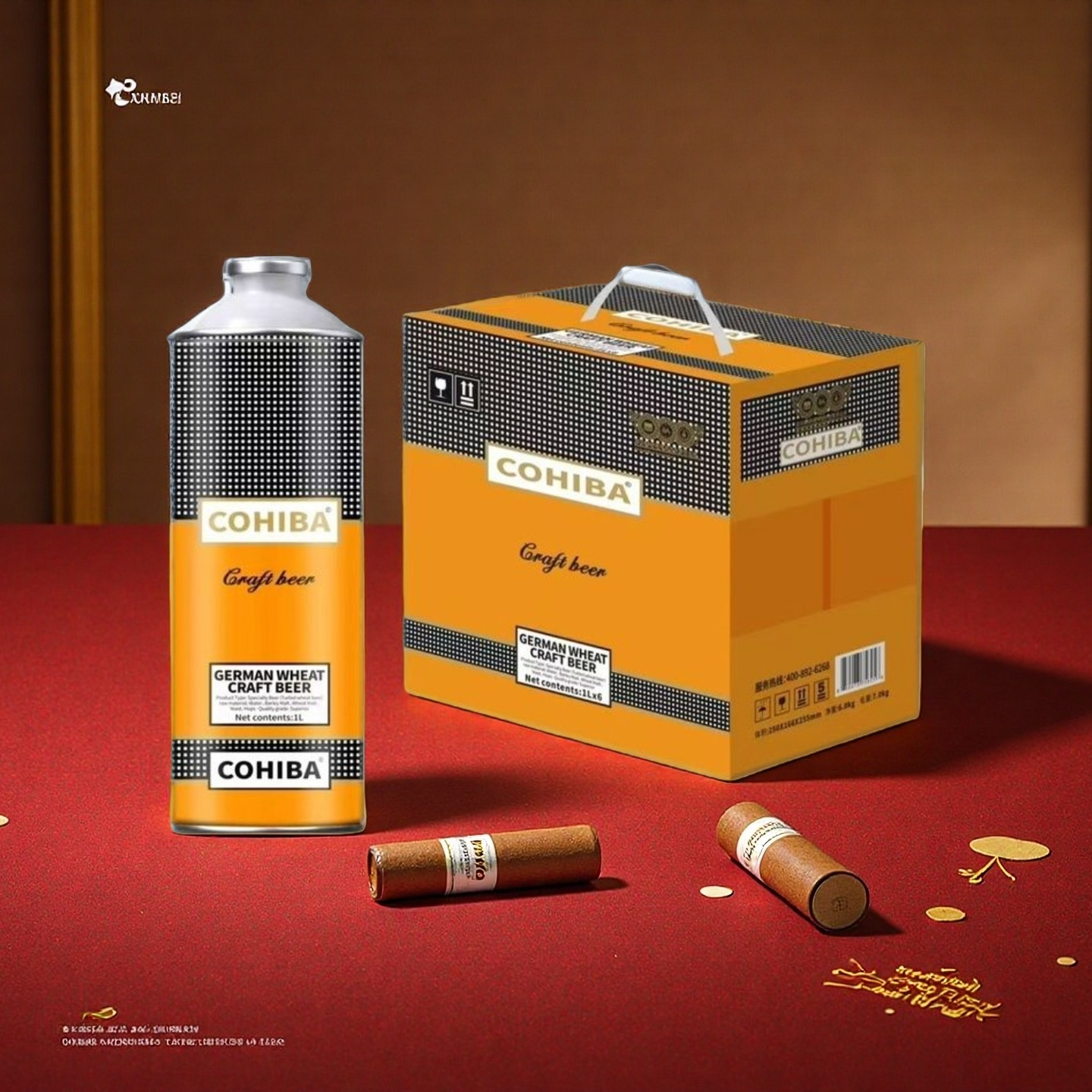 COHIBA高希霸啤酒德式小麦精酿啤酒麦芽升级全新口感德式夏日聚餐