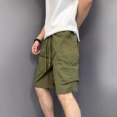 宽松工装 凉感速干短裤 大口袋五分裤 男美式 夏季 休闲户外沙滩裤 薄款