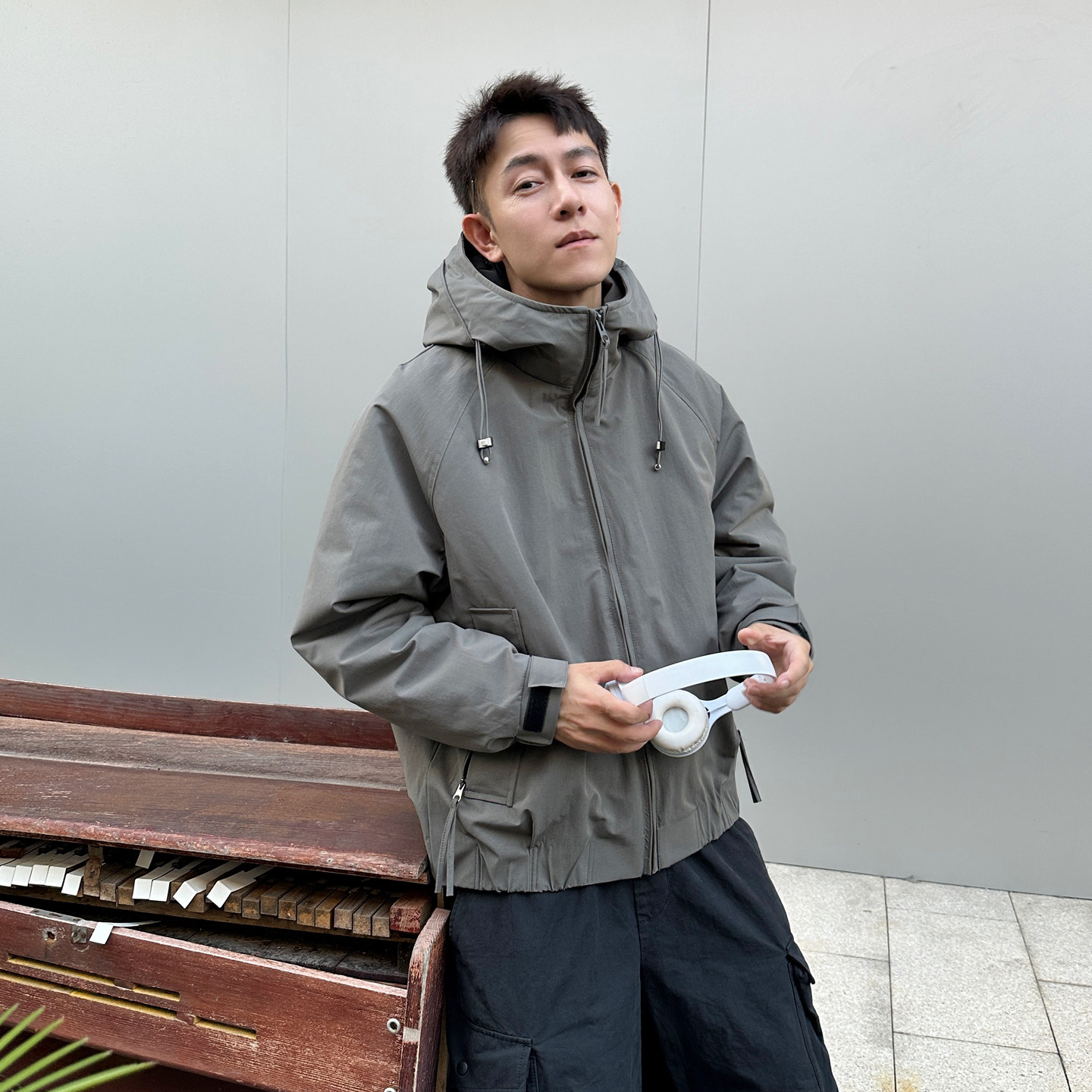 秋冬新款工装夹克保暖棉衣夹棉男