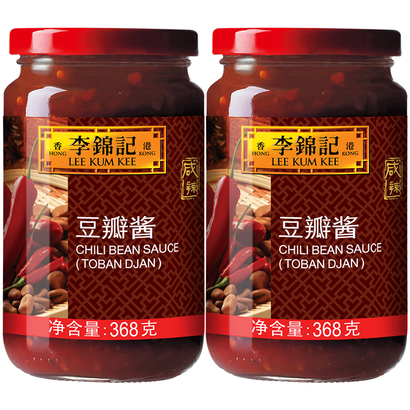 368g*2瓶豆瓣酱李锦记手抓饼