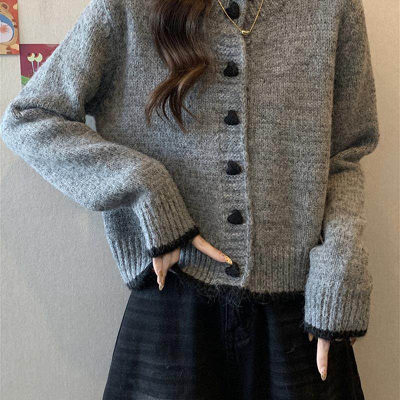 外穿短款毛衣女秋季2025新款针织开衫外套小个子内搭打底衫小上衣,女装/女士精品,毛衣,淘宝优惠券,粉丝福利购,淘宝优惠卷