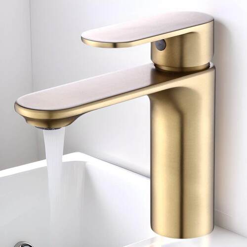 龙头Faucet浴室卫生间洗脸盆全铜枪灰色面盆水龙头跨境认证faucet